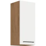 Olcsó Niki 30. konyha 30 G-72 1F 30x71,5x31cm fényes fehér/lancelot tölgy